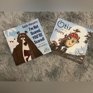Children's Book Set - I'm Not Scared, You're Scared & Otis and the Puppy